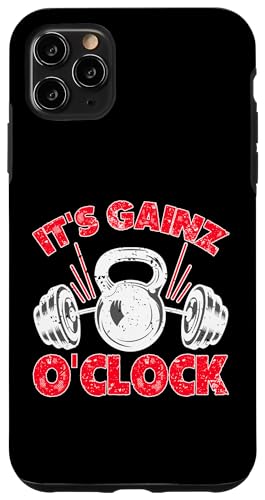 Bodybuilding: Es ist Gainz O'Clock Hülle für iPhone 11 Pro Max Bodybuilding: Es ist Gainz O'Clock Hülle für iPhone 11 Pro Max von Bodybuilding And Weightlifting Gym Designs