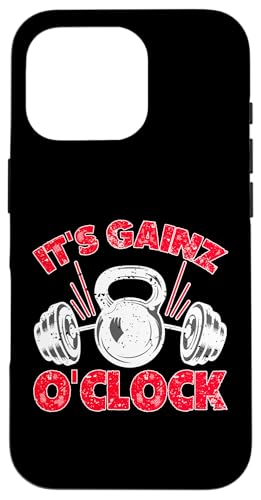 Bodybuilding: Es ist Gainz O'Clock Hülle für iPhone 16 Pro Bodybuilding: Es ist Gainz O'Clock Hülle für iPhone 16 Pro von Bodybuilding And Weightlifting Gym Designs