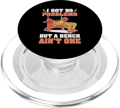 Bodybuilding: Ich habe 99 Probleme, aber eine Bank ist keines PopSockets PopGrip für MagSafe Bodybuilding: Ich habe 99 Probleme, aber eine Bank ist keines PopSockets PopGrip für MagSafe von Bodybuilding And Weightlifting Gym Designs
