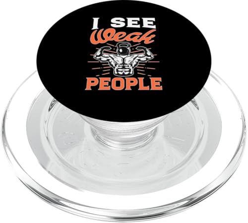 Bodybuilding: Ich sehe schwache Menschen PopSockets PopGrip für MagSafe Bodybuilding: Ich sehe schwache Menschen PopSockets PopGrip für MagSafe von Bodybuilding And Weightlifting Gym Designs