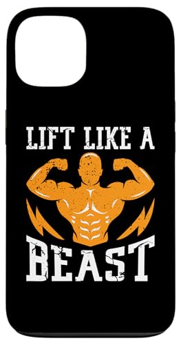 Bodybuilding: Lift Like A Beast Hülle für iPhone 13 von Bodybuilding And Weightlifting Gym Designs