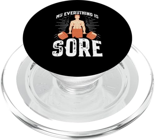 Bodybuilding: Mein Alles ist wund PopSockets PopGrip für MagSafe Bodybuilding: Mein Alles ist wund PopSockets PopGrip für MagSafe von Bodybuilding And Weightlifting Gym Designs