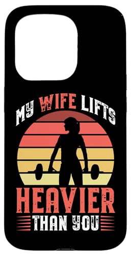 Bodybuilding: Meine Frau hebt schwerer als du Hülle für iPhone 15 Pro Bodybuilding: Meine Frau hebt schwerer als du Hülle für iPhone 15 Pro von Bodybuilding And Weightlifting Gym Designs