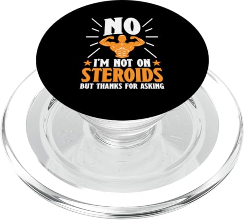 Bodybuilding: Nein, ich bin nicht auf Steroiden aber danke für die Frage PopSockets PopGrip für MagSafe Bodybuilding: Nein, ich bin nicht auf Steroiden aber danke für die Frage PopSockets PopGrip für MagSafe von Bodybuilding And Weightlifting Gym Designs