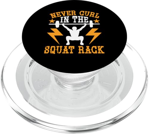 Bodybuilding: Nie im Squat Rack kräuseln PopSockets PopGrip für MagSafe Bodybuilding: Nie im Squat Rack kräuseln PopSockets PopGrip für MagSafe von Bodybuilding And Weightlifting Gym Designs