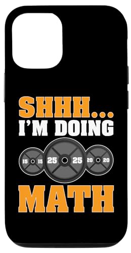 Bodybuilding: Psst... Ich mache Mathe Hülle für iPhone 12/12 Pro von Bodybuilding And Weightlifting Gym Designs