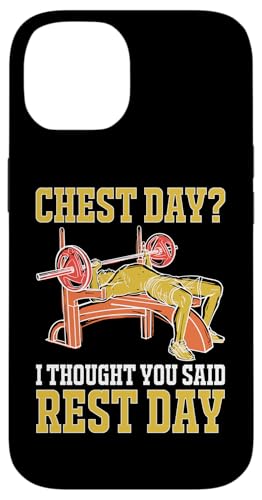 Bodybuilding: Tag der Brust? Ich dachte, du sagtest Ruhetag Hülle für iPhone 14 Bodybuilding: Tag der Brust? Ich dachte, du sagtest Ruhetag Hülle für iPhone 14 von Bodybuilding And Weightlifting Gym Designs