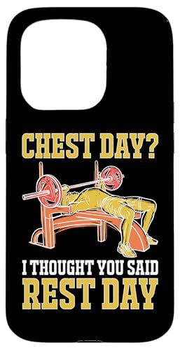 Bodybuilding: Tag der Brust? Ich dachte, du sagtest Ruhetag Hülle für iPhone 15 Pro Bodybuilding: Tag der Brust? Ich dachte, du sagtest Ruhetag Hülle für iPhone 15 Pro von Bodybuilding And Weightlifting Gym Designs