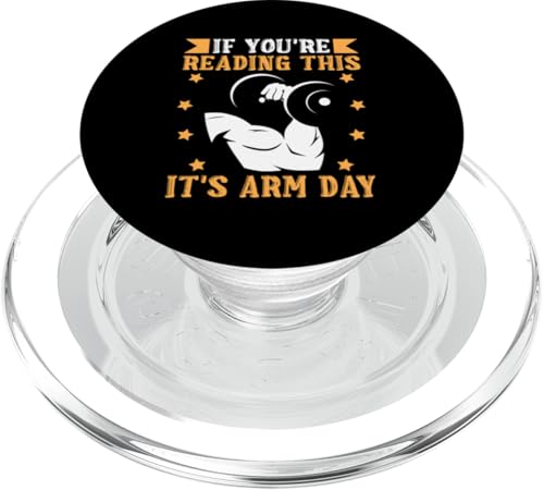 Bodybuilding: Wenn du das liest, ist Armtag PopSockets PopGrip für MagSafe Bodybuilding: Wenn du das liest, ist Armtag PopSockets PopGrip für MagSafe von Bodybuilding And Weightlifting Gym Designs
