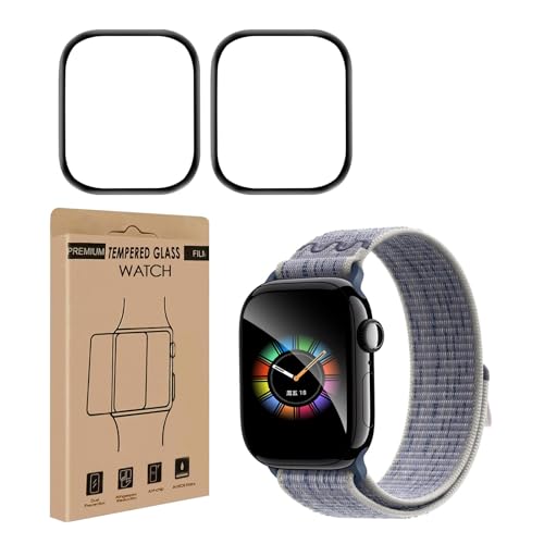 Bodyguard 2 Stück Schutzfolie für Panzerglas für Apple Watch Series 10(42mm), Anti Kratzer, Anti-Staub, Anti-Öl, Sensitive Touch, Keine Blasen, 0.15mm HD Klarsicht iWatch 10 42mm Displayschutzfolie von Bodyguard