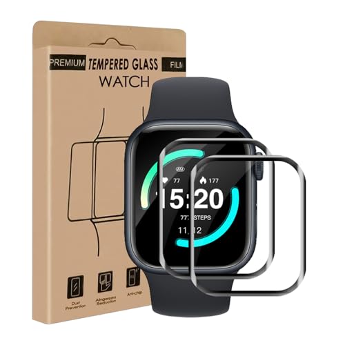 Bodyguard 2 Stück Schutzfolie für Panzerglas für Apple Watch Series 7/8/9 41mm, Bläschenfrei Anti-Kratzer HD-Klar Anti-Fingerabdruck iWatch 41mm Displayschutzfolie, Einfache Installation Glasfolie Bodyguard 2 Stück Schutzfolie für Panzerglas für Apple Watch Series 7/8/9 41mm, Bläschenfrei Anti-Kratzer HD-Klar Anti-Fingerabdruck iWatch 41mm Displayschutzfolie, Einfache Installation Glasfolie von Bodyguard