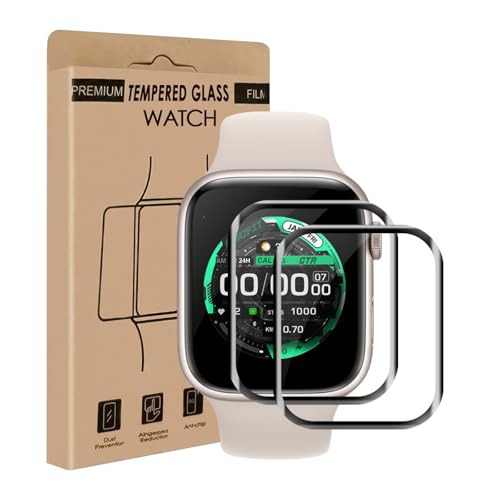 Bodyguard 2 Stück Schutzfolie für Panzerglas für Apple Watch Series 9/8/7 45mm, Ultra-HD Anti-Fingerabdruck Volle Bedeckung iWatch 45mm Schutzglas, Ohne Luftblasen Anti-Staub Displayschutzfolie Bodyguard 2 Stück Schutzfolie für Panzerglas für Apple Watch Series 9/8/7 45mm, Ultra-HD Anti-Fingerabdruck Volle Bedeckung iWatch 45mm Schutzglas, Ohne Luftblasen Anti-Staub Displayschutzfolie von Bodyguard
