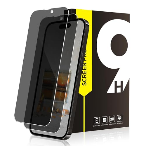 Bodyguard 2 Stück Schutzfolie für Panzerglas für iPhone 15 Pro Sichtschutzfolie, 9H Härte Anti-Kratzer Anti-Spy iPhone 15 Pro Displayschutz, 2.5D Kante Ultrabeständig iPhone 15 Pro Blickschutzfolie Bodyguard 2 Stück Schutzfolie für Panzerglas für iPhone 15 Pro Sichtschutzfolie, 9H Härte Anti-Kratzer Anti-Spy iPhone 15 Pro Displayschutz, 2.5D Kante Ultrabeständig iPhone 15 Pro Blickschutzfolie von Bodyguard
