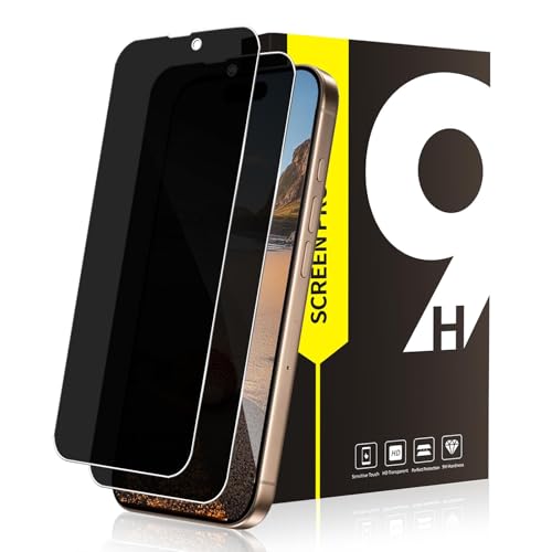Bodyguard 2 Stück Schutzfolie für Panzerglas für iPhone 16 Pro Max Sichtschutz, High Definition 9H Härte Anti-Fingerabdruck Anti-Schmutz 16 Pro Max Blickschutzfolie, 2.5D Kante Anti-Spähen Schutzglas Bodyguard 2 Stück Schutzfolie für Panzerglas für iPhone 16 Pro Max Sichtschutz, High Definition 9H Härte Anti-Fingerabdruck Anti-Schmutz 16 Pro Max Blickschutzfolie, 2.5D Kante Anti-Spähen Schutzglas von Bodyguard
