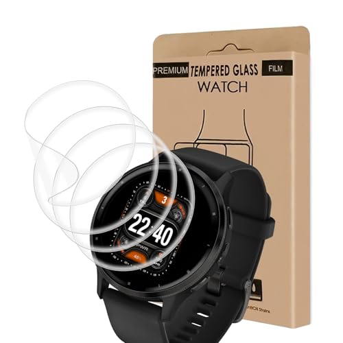 Bodyguard 4 Stück Schutzfolie für Panzerglas für Garmin Venu 3, Kratzfest, Weich TPU Folie Nicht Glas, Sensitive Touch Schutzglas, Keine Blasen, Anti-Öl, 0.15mm Ultra-Klar Venu 3 Displayschutzfolie Bodyguard 4 Stück Schutzfolie für Panzerglas für Garmin Venu 3, Kratzfest, Weich TPU Folie Nicht Glas, Sensitive Touch Schutzglas, Keine Blasen, Anti-Öl, 0.15mm Ultra-Klar Venu 3 Displayschutzfolie von Bodyguard