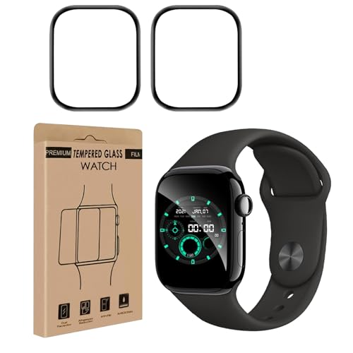 Bodyguard Schutzfolie für Panzerglas für Apple Watch Series 10(46mm), 2 Stück Anti-Bläschen Schutzglas, Wasserdicht, Sensitive Touch, Anti Kratzer, Ultra-Klar iWatch 10 46mm Displayschutzfolie von Bodyguard
