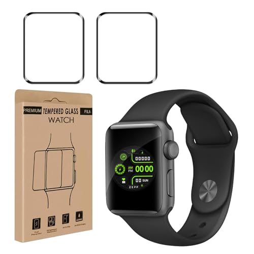 Bodyguard Schutzfolie für Panzerglas für Apple Watch Series 4/5/6/se/se2 (44mm), 2 Stück Anti Kratzer Schutzglas, Anti-Öl, Anti Kratzer, Sensitive Touch, Ultra-Klar Apple Watch 44mm Displayschutzfolie von Bodyguard