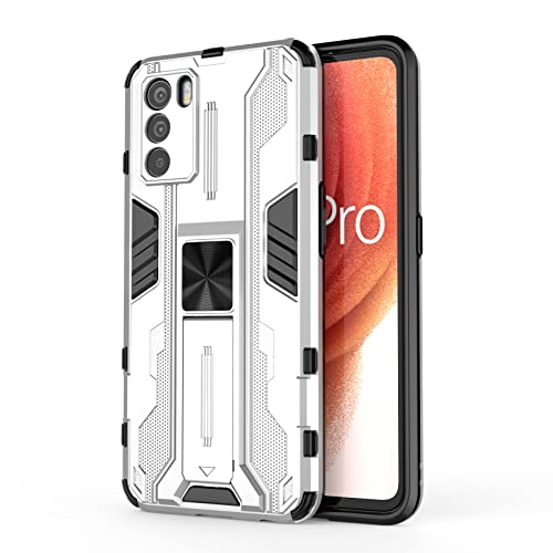 BoerHang Hülle für Oppo A76 Handyhülle, Robuster, Stoßfester TPU + PC-Doppelschichtschutz, Oppo A76 Handyhülle mit Ständer. von BoerHang
