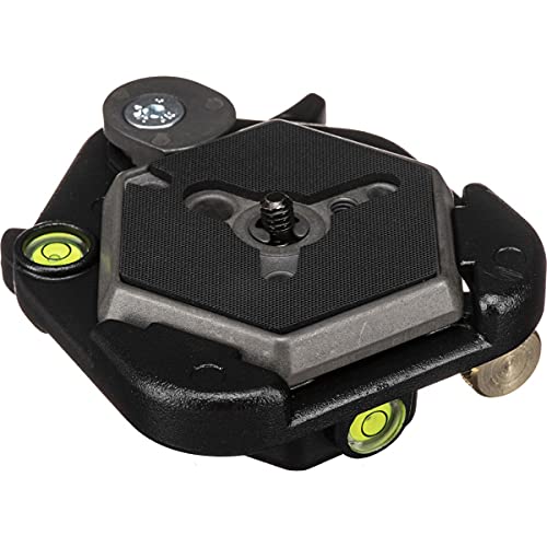 Manfrotto 625 RC0 Rapid Connect Adapter mit 030-14 Platte (schwarz) von Bogen