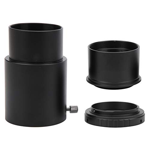 2 -Zoll -Teleskop -Augenhautverlängerungsrohrkit mit Kamera -Montierungadapter und T2 AF -Adapter für AF, hochwertige Aluminiumlegierung, 60 mm effektive Arbeitslänge, Schwarz 2 -Zoll -Teleskop -Augenhautverlängerungsrohrkit mit Kamera -Montierungadapter und T2 AF -Adapter für AF, hochwertige Aluminiumlegierung, 60 mm effektive Arbeitslänge, Schwarz von Bognajin
