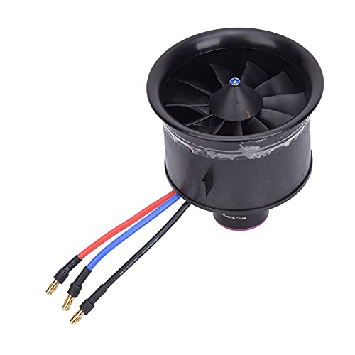 EDF 64mm 11 Lüfterpropeller mit bürstenloser Motor für RC -Modellflugzeuge Leicht, effizient und durlbar Accessoire für fliegende Enthusiasten (KV3500 4S EDF 64 culvert) von Bognajin