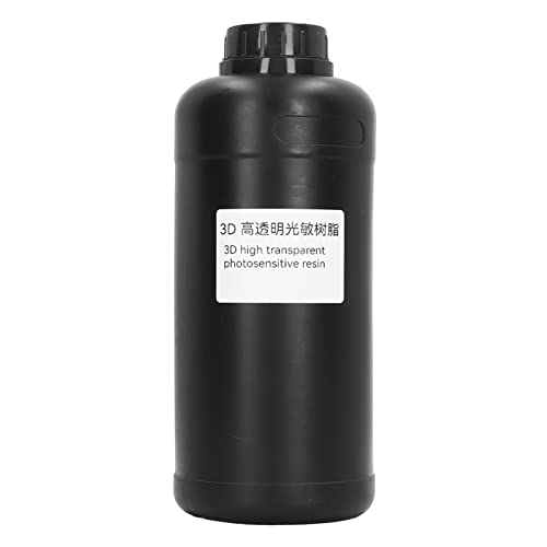 Photosensitive resins 405nm Clear for LCD DLP 3D Printers, Transparent, Curing, Yellowing, 1000ml Photosensitive resins 405nm Clear for LCD DLP 3D Printers, Transparent, Curing, Yellowing, 1000ml von Bognajin
