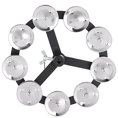 Premium -ABS- und Metalltrommelcymbal, Leichtes und leicht zu installierter erzeugt einen reichen Tamburin -Effekt -Sound, ideales Zubehör für Drum -Instrumente von Bognajin