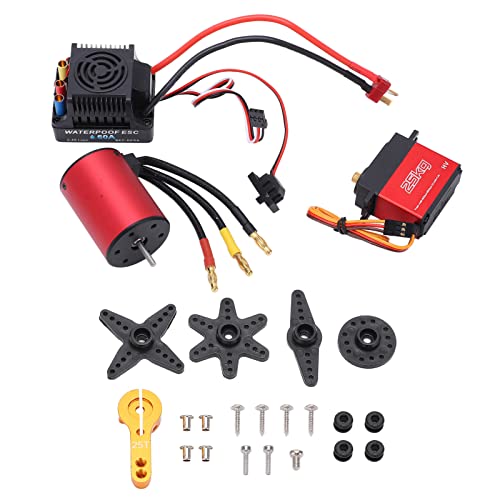 S3650 3100KV Brushless Motor Combo with 60A ESC and 25KG Metal Servo for 1/8 1/10 2S 4S RC Car S3650 3100KV Brushless Motor Combo with 60A ESC and 25KG Metal Servo for 1/8 1/10 2S 4S RC Car von Bognajin