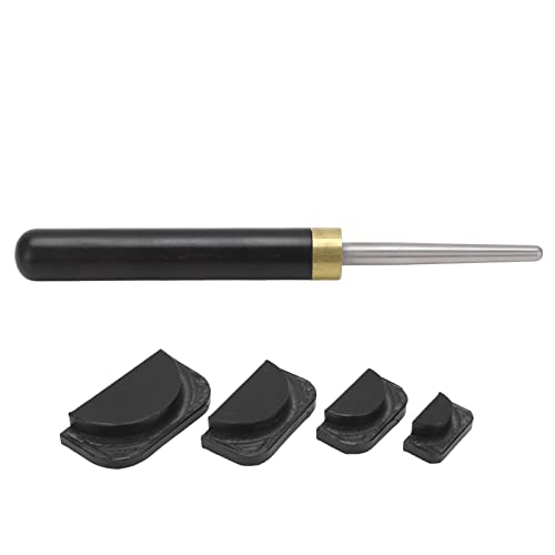 Saxophone Repair Kit with Tone Hole Pads, Dent Lapping Bar for Tenor Midrange Treble Sax, Easy, Wide Application, Multiple Size Pads, Ebony Metal Material Saxophone Repair Kit with Tone Hole Pads, Dent Lapping Bar for Tenor Midrange Treble Sax, Easy, Wide Application, Multiple Size Pads, Ebony Metal Material von Bognajin
