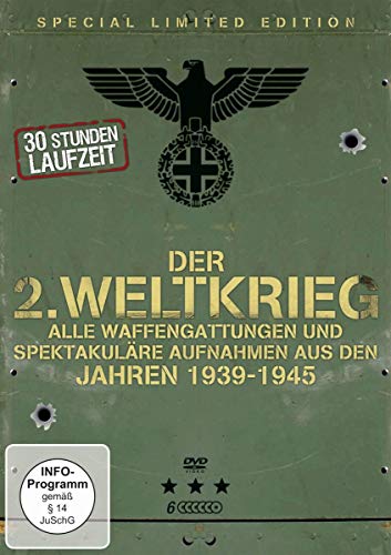 Der 2. Weltkrieg - Alle Waffengattungen und spektakuläre Aufnahmen aus den Jahren 1939 - 19345 - Special Limited Edition [6 DVDs] von Bogner Records