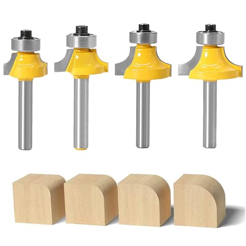 Holzbearbeitung FräSer 4 Stück 1/4 Zoll, OberfräSen Bits Groove Router Bit FräSer OberfräSen Bits FräSe FräSe Holz OberfräSe Werkzeug Set, für Holzbearbeitung Werkzeug Wolfram Hartmetall FräSer Holzbearbeitung FräSer 4 Stück 1/4 Zoll, OberfräSen Bits Groove Router Bit FräSer OberfräSen Bits FräSe FräSe Holz OberfräSe Werkzeug Set, für Holzbearbeitung Werkzeug Wolfram Hartmetall FräSer von Bogoro
