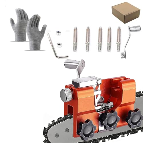Kettensäge Schärfgerät Bogoro Mit 5 Schleifköpfen Tragbar Handkurbeln Sägekettenschärfgerät Kettensägenschärfer Kit Profi Saw Kettenschärfer Sawsharpener Für Alle Arten Von Kettensägen Kettensäge Schärfgerät Bogoro Mit 5 Schleifköpfen Tragbar Handkurbeln Sägekettenschärfgerät Kettensägenschärfer Kit Profi Saw Kettenschärfer Sawsharpener Für Alle Arten Von Kettensägen von Bogoro