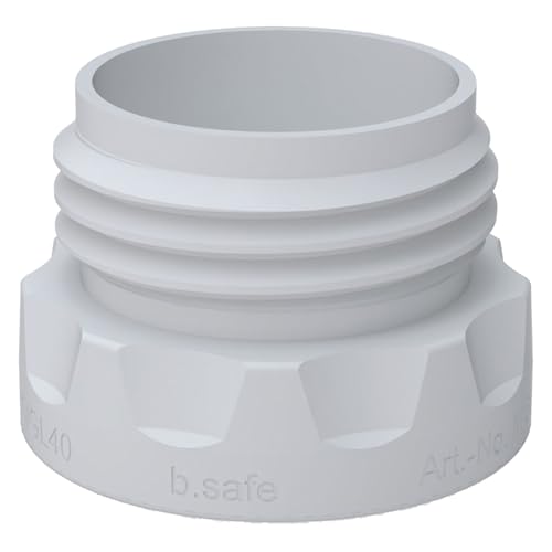 Bohlender b.safe PP Adapter für Waste Caps, S55 (m), S60/61 (f) von Bohlender