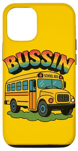 Bussin Schulbus Illustration Slang Begriffe Sommerzeit Hülle für iPhone 12/12 Pro Bussin Schulbus Illustration Slang Begriffe Sommerzeit Hülle für iPhone 12/12 Pro von Boho Bus Drivers Snugg