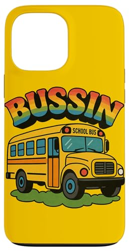 Bussin Schulbus Illustration Slang Begriffe Sommerzeit Hülle für iPhone 13 Pro Max Bussin Schulbus Illustration Slang Begriffe Sommerzeit Hülle für iPhone 13 Pro Max von Boho Bus Drivers Snugg