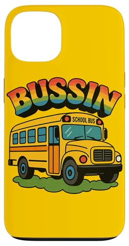 Bussin Schulbus Illustration Slang Begriffe Sommerzeit Hülle für iPhone 13 Bussin Schulbus Illustration Slang Begriffe Sommerzeit Hülle für iPhone 13 von Boho Bus Drivers Snugg