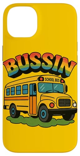 Bussin Schulbus Illustration Slang Begriffe Sommerzeit Hülle für iPhone 14 Plus Bussin Schulbus Illustration Slang Begriffe Sommerzeit Hülle für iPhone 14 Plus von Boho Bus Drivers Snugg
