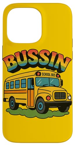 Bussin Schulbus Illustration Slang Begriffe Sommerzeit Hülle für iPhone 14 Pro Max Bussin Schulbus Illustration Slang Begriffe Sommerzeit Hülle für iPhone 14 Pro Max von Boho Bus Drivers Snugg