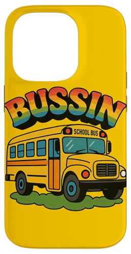 Bussin Schulbus Illustration Slang Begriffe Sommerzeit Hülle für iPhone 14 Pro Bussin Schulbus Illustration Slang Begriffe Sommerzeit Hülle für iPhone 14 Pro von Boho Bus Drivers Snugg