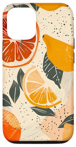 Hülle für iPhone 12/12 Pro Boho Zitronen Orangen abstraktes Design Hülle für iPhone 12/12 Pro Boho Zitronen Orangen abstraktes Design von Boho Zitronen abstrakt