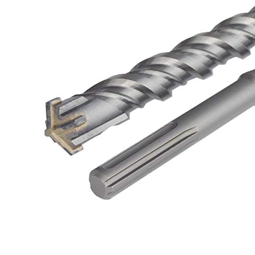 SDS MAX Bohrer Ø30mm x 1200mm Hammerbohrer Betonbohrer Steinbohrer Bohrhammer Quadro-X für Mauerwerk 4 Schneiden Hammer Drill Bit BOHRFUX von Bohrfux