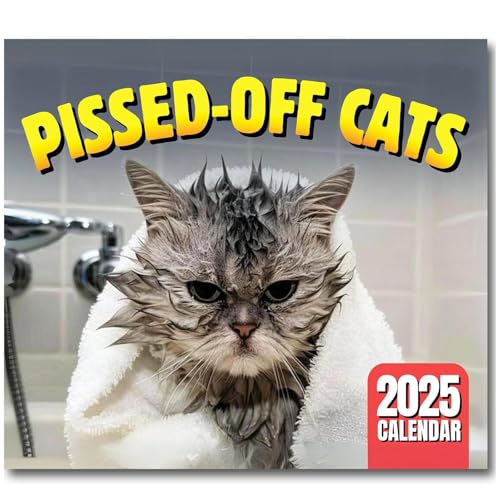 2025 Katzen Kalender Tierwandkalender Wöchentliche Planerschule Kalender Hanging Kalender Büroschule Haushaltsvorräte von Bokcztml