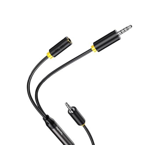 Bokcztml 100 Cm 3 5 Mm Männliche Bis Männliche Hörkabelpaar Aufzeichnungslinie Bidirektional Zum Anschließen Von Kopfhörern Mit Telefonen von Bokcztml