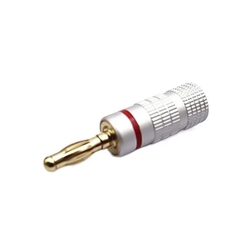Bokcztml 4 Mm Lautsprecheranschluss Gold Plattiert Bananen Stecker Schraubverriegelungsanschluss Für Klare Auditorische Und Mühelose Setups Bokcztml 4 Mm Lautsprecheranschluss Gold Plattiert Bananen Stecker Schraubverriegelungsanschluss Für Klare Auditorische Und Mühelose Setups von Bokcztml