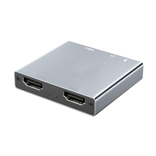 Bokcztml Hochleistungen USB HDTV Videoaufnahmekarte 4K 30Hz Kompatibel Für Mehrere HDTV Schnittstellen Zum Nahtlosen Streaming Bokcztml Hochleistungen USB HDTV Videoaufnahmekarte 4K 30Hz Kompatibel Für Mehrere HDTV Schnittstellen Zum Nahtlosen Streaming von Bokcztml