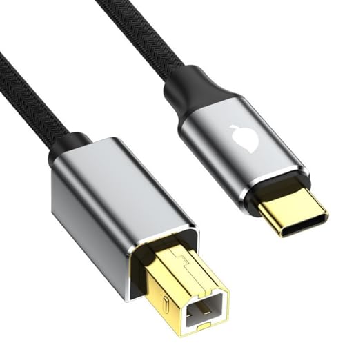 Bokcztml Schnellgeschwindigkeitstyp C Druckerkabel USB C Zu USB B Männlicher Controller Kabel Für 480 Mbit/S Fastdatenübertragung Bokcztml Schnellgeschwindigkeitstyp C Druckerkabel USB C Zu USB B Männlicher Controller Kabel Für 480 Mbit/S Fastdatenübertragung von Bokcztml