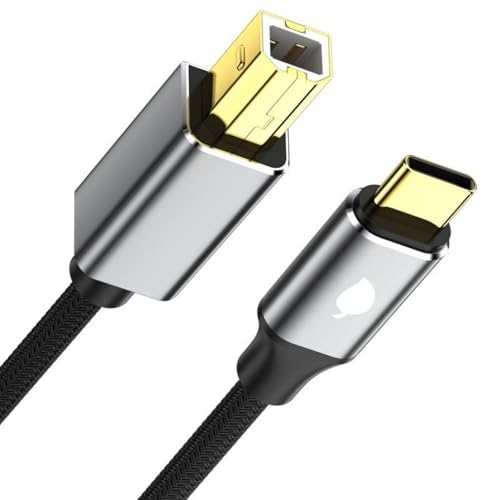 Bokcztml Schnellgeschwindigkeitstyp C Druckerkabel USB C Zu USB B Männlicher Controller Kabel Für 480 Mbit/S Fastdatenübertragung Bokcztml Schnellgeschwindigkeitstyp C Druckerkabel USB C Zu USB B Männlicher Controller Kabel Für 480 Mbit/S Fastdatenübertragung von Bokcztml
