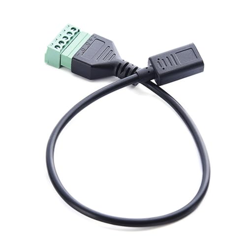 Bokcztml Schweißfrees Data Kabel Typ C USB Weibliche Bis 5 Polige Schraubenklemmenkabel Für Bequeme Verbindung Und Stabile Leistungen Bokcztml Schweißfrees Data Kabel Typ C USB Weibliche Bis 5 Polige Schraubenklemmenkabel Für Bequeme Verbindung Und Stabile Leistungen von Bokcztml
