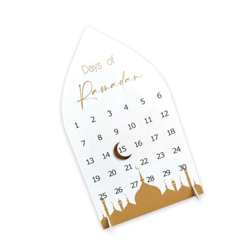 Künstlerischer Acrylboard Eid Ramadans Countdown Kalender Mit Magnetischem Moon Charme Für Muslime Home And Office Tabletop Nutzung Künstlerischer Acrylboard Eid Ramadans Countdown Kalender Mit Magnetischem Moon Charme Für Muslime Home And Office Tabletop Nutzung von Bokcztml