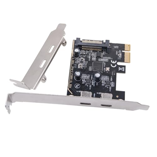PCIe USB3.2 GEN1 5GBPS Expansionskarte PCIe Zu 2 Port Typ C ASM1042 Chipadapter USB Adapter Für Desktop PC PCIe USB3.2 GEN1 5GBPS Expansionskarte PCIe Zu 2 Port Typ C ASM1042 Chipadapter USB Adapter Für Desktop PC von Bokcztml